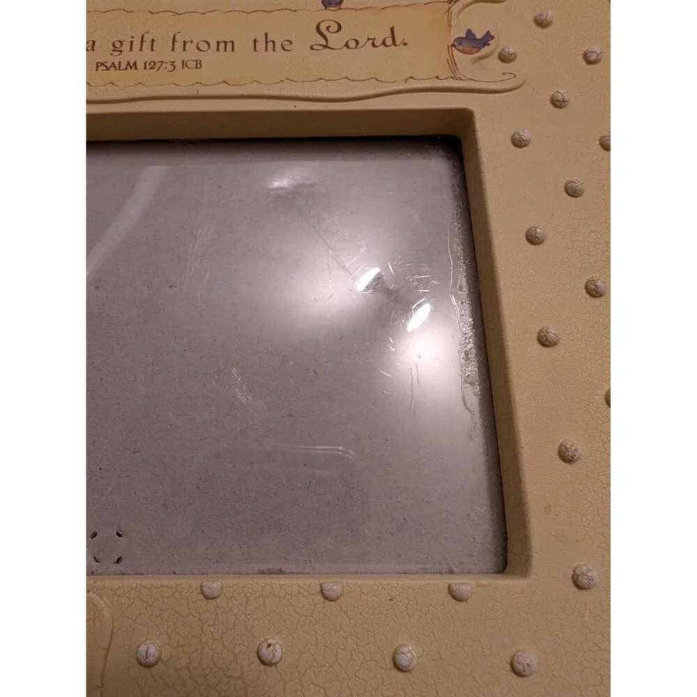 Really Woolly Psalm 127 Nursery Picture‎ frame 4x6 Victorian cottage core style